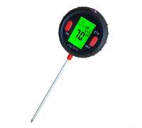 Dispositivo de prueba de suelo 5 en 1 mide la humedad, pH, temperatura, intensidad de la luz, medidor portátil alimentado por pilas para monitoreo de la salud del suelo en paisajismo