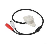Dispositivo de recogida de audio para cámara IP de alta sensibilidad, micrófono con cancelación de ruido para sistema de seguridad CCTV, vigilancia al aire libre, tamaño estándar
