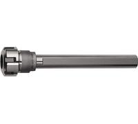 Dispositivo de sujeción Spannzangen, modelo ER, con cuerpo de 1-10 mm, vástago de 16 mm y longitud de 150 mm, marca TECWERK