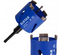 DISTAR: Broca diamantada segmentada para hormigón, tipo T, con conexión SDS+, de 82 x 65 mm y rosca M16
