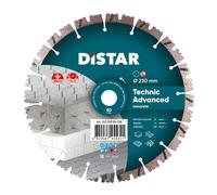 Distar disco de corte de diamante 230 mm 1a1rss technic advanced para