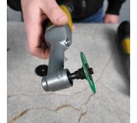 DISTAR Juego de adaptadores de soporte para adaptadores de grabado y mini amoladoras | Brida de sujeción universal para discos de corte de diamante y discos abrasivos | Compatible con Proxxon Dremel