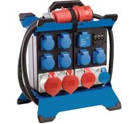 Distribuidor CEE-Standstrom con dos enchufes CEE, 400V, 16A, 5 polos