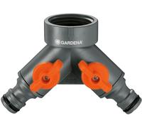 Distribuidor de 2 vías GARDENA G 3/4" para 1/2 grifo