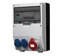 Distribuidor de corriente para obras 32 A 2 x 230 V pTD-S MENNEKES Componente distribuidor de corriente de pared completo Doktorvolt 4791
