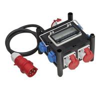 Distribuidor de energía compacto de goma ip44 bsv 3 (2 m)