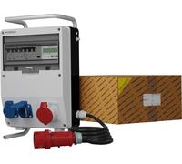 Distribuidor de energía TD-S/FI, 16A, 2x230V, SKHU, cable, contador de energía MID, marca Doktorvolt®, modelo 0526