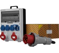Distribuidor de energía TD-S/FI, 2x32A, 4x230V, cable SKH 5x10mm², marca Doktorvolt®, modelo 0021