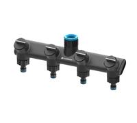 Distribuidor de mangueras de jardín, conector y acoplador 3/4 y 1 pulg