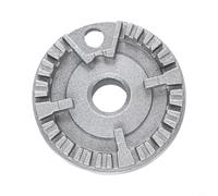 Distribuidor de quemador de gas de aluminio para cocina de gas SABAF, pieza de repuesto con distribución uniforme del calor, cubierta plateada para horno en 47/68/94/125 mm para una cocción eficiente
