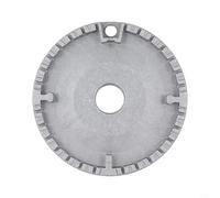 Distribuidor de quemador de gas de aluminio para cocina de gas SABAF, pieza de repuesto con distribución uniforme del calor, cubierta plateada para horno en 47/68/94/125 mm para una cocción eficiente