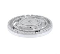 Distribuidor de quemador de gas de aluminio para cocina de gas SABAF, pieza de repuesto con distribución uniforme del calor, cubierta plateada para horno en 47/68/94/125 mm para una cocción eficiente