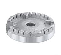 Distribuidor de quemador de gas de aluminio para cocina de gas SABAF, pieza de repuesto con distribución uniforme del calor, cubierta plateada para horno en 47/68/94/125 mm para una cocción eficiente