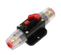Disyuntor 30A Reinicio Manual 12-24V para Protector Motor Sobrecarga Cortocircuito Aleación Montaje Panel RV Marino