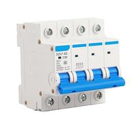 Disyuntor Automático Miniatura DZ47-63, 4P 32A 400V, con Interruptor Diferencial Integrado, Protección contra Fugas, Sobrecarga y Cortocircuitos