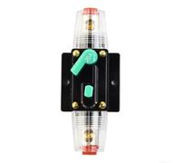 Disyuntor CC 12 V-48 V, fusible automático con botón de reinicio para | Botón de reinicio manual, reemplazo para fusibles AGU, conectores para cable de 4/8 AWG, protección contra sobrecarga para