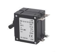 Disyuntor CC 80V 2P Para Baterías Y Sistemas Solares | magnético hidráulico, corte para rápido, para ideal para ups, computadoras y telecomunicaciones.