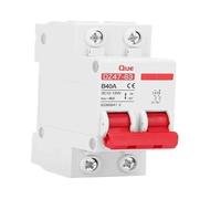 Disyuntor DC 12V 24V 48V 60V 110V interruptor de protección de batería cortocircuito positivo negativo 2P 10A 20A 50A 100A 125A 150A