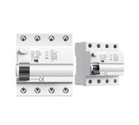 Disyuntor de corriente de fuga a tierra, carril Din tipo B, CC RCCB RCD 4P 40A 63A 30mA 300mA tipo B RCD 6KA, 1 Uds.(4P,63A 100mA)