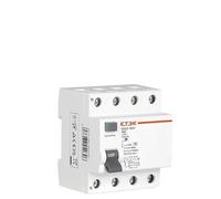 Disyuntor de corriente Residual electromecánico tipo A RCD RCCB 30ma 2 polos 10KA 3P+N 4P 40A DC 230V EKL6-100H(63A)