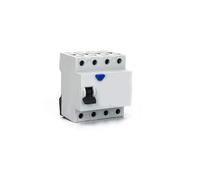 Disyuntor diferencial 4 polos, 63 A, 30 mA, protección contra fugas eléctricas, ideal para seguridad en instalaciones eléctricas.