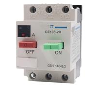 Disyuntor DZ108-20/211 2.5A 4A 8A 10A 12.5A 16A 20 disyuntor de motor (Color : 8-12.5A)