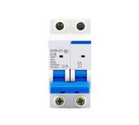 Disyuntor en miniatura 2P AC 230/400V C 6 10 16 20 25 32 40 63A interruptor de aire estilo Protector de sobrecarga