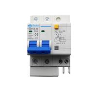 Disyuntor En Miniatura Uso Apto for El Hogar DZ47LE-63, Interruptor De Aire 1P/2P/3P/4P Con Protector Fugas, Puerta Principal Trifásica(1P N,50A)