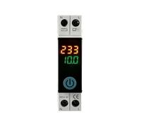 Disyuntor Inteligente Tuya Con/Sin Medición de Potencia Interruptor Temporizador de Control Remoto WiFi Protección contra Sobretensión y Bajo Voltaje Disyuntor Inteligente，Blue Button