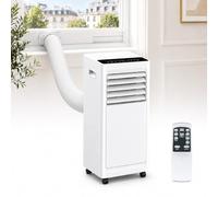 DIUNAOZI Aire Acondicionado portátil 9000 BTU con Ruedas, climatizador 3 en 1 con deshumidificador y Ventilador, Tubo de evacuación, Kit de Ventana, Filtro Lavable, Doble Drenaje, para 8-12 m²