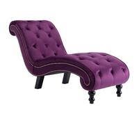 Diván De Terciopelo Morado Vidaxl