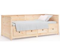 Diván sin colchón 75x190 cm madera maciza de pino