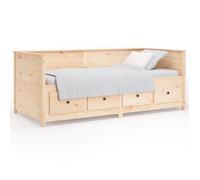 Diván Sin Colchón 75x190 Cm Madera Maciza De Pino Vidaxl