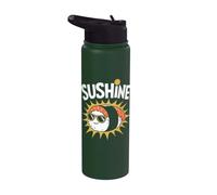 Divertido juego de palabras de comida japonesa de sushi Stainless Steel Insulated Water Bottle