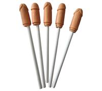 Diverty - lápiz con punta de pene (natural) - 5 piezas
