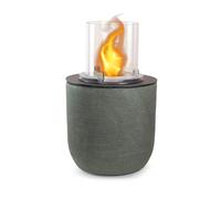 Chimenea de Bioetanol brasero de Jardín Para interior y exterior RAFFAELLO Verde Salvia D.35 X H55