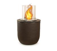 ProduceShop - Chimenea de bioetanol de jardín diseño de suelo Ø 35 x h 55 cm Raffaello Brown