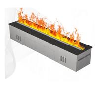 Divina Fire chimenea eléctrica de vapor de agua 3D aplicación quemador inserto