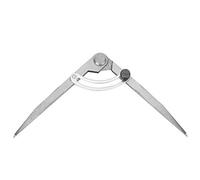 Divisor de Alas de Cuero Artesanal con Brújula, 15,5 cm, Espaciador Ajustable, Soporte para Lápiz, para Manualidades y Bricolaje