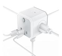 Divisor de Enchufe Toma Cúbica con Puertos de Carga USB para Múltiples