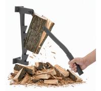 Divisor de madera manual, montaje en pared, divisor de madera para encender leña, cuchillo de viruta, divisor de madera para exteriores, sauna, vacaciones de camping, picnic y barbacoa
