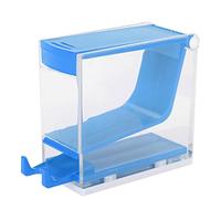 Divisor de rollo de algodón, dispensador de rollos de algodón para uso dental, soporte tipo prensa, portarrollos en 4 colores, color azul