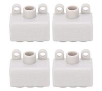 Divisor Principal Alta Potencia, Terminal Conector Industrial 4 Salidas, 400V 60A - Seguridad Mejorada, Material Autoextinguible, Uso Versátil (Uno dentro, dos fuera (ZK-306))