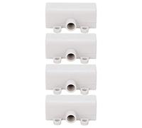 Divisor Principal Alta Potencia, Terminal Conector Industrial 4 Salidas, 400V 60A - Seguridad Mejorada, Material Autoextinguible, Uso Versátil (Una entrada y cuatro salidas (ZK-506))