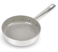 DIVORY Sartén inox 16 cm con revestimiento cerámico - Apta para inducción | Sin PFAS ni PTFE - Para todo tipo de cocinas, apta para horno y lavavajillas - ideal para huevos y porciones pequeñas
