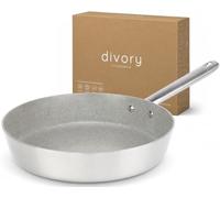 DIVORY Sartén inox 20 cm con revestimiento cerámico - Apta para inducción | Sin PFAS ni PTFE - Para todo tipo de cocinas, apta para horno y lavavajillas - ideal para cocinar de forma versátil
