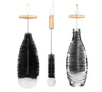 Diwoker Cepillo para botellas de cristal, limpiador de botellas, 2 unidades