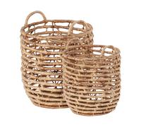 Dixie Set de 2 cestas de almacenamiento Lily U-shape open twist Natural