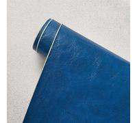 DIY Parche Reparación De Cuero artificial duradero PU autoadhesivo Cuero Fix Parche de reparación de sofás Subsidios de tela para Asiento de Coche,Muebles azul real 60 x 138 cm