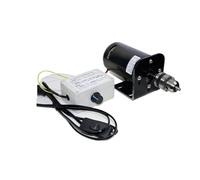 DIY torno de cuentas alta velocidad amoladora eléctrica, juego taladro banco controlador con Motor imán permanente 350W CC 400-7000RPM Para uso doméstico
